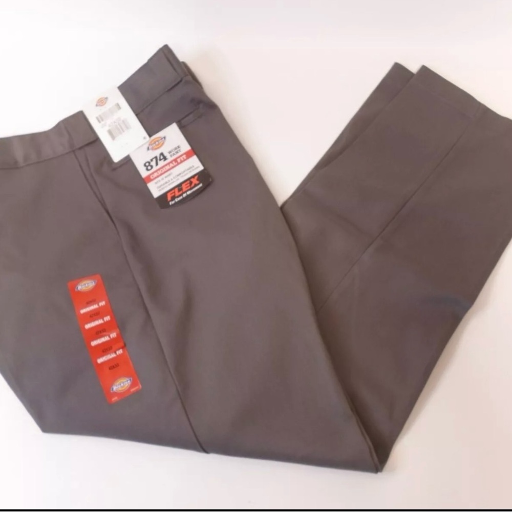 Brand New Dickies Men's Gray Flex work Pants size 42x32